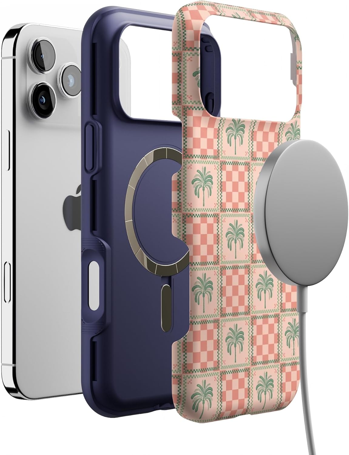 Casely iPhone 17 Pro Max Case | The Social Club | Palm Beach | Bold Protective Design | Compatible with MagSafe