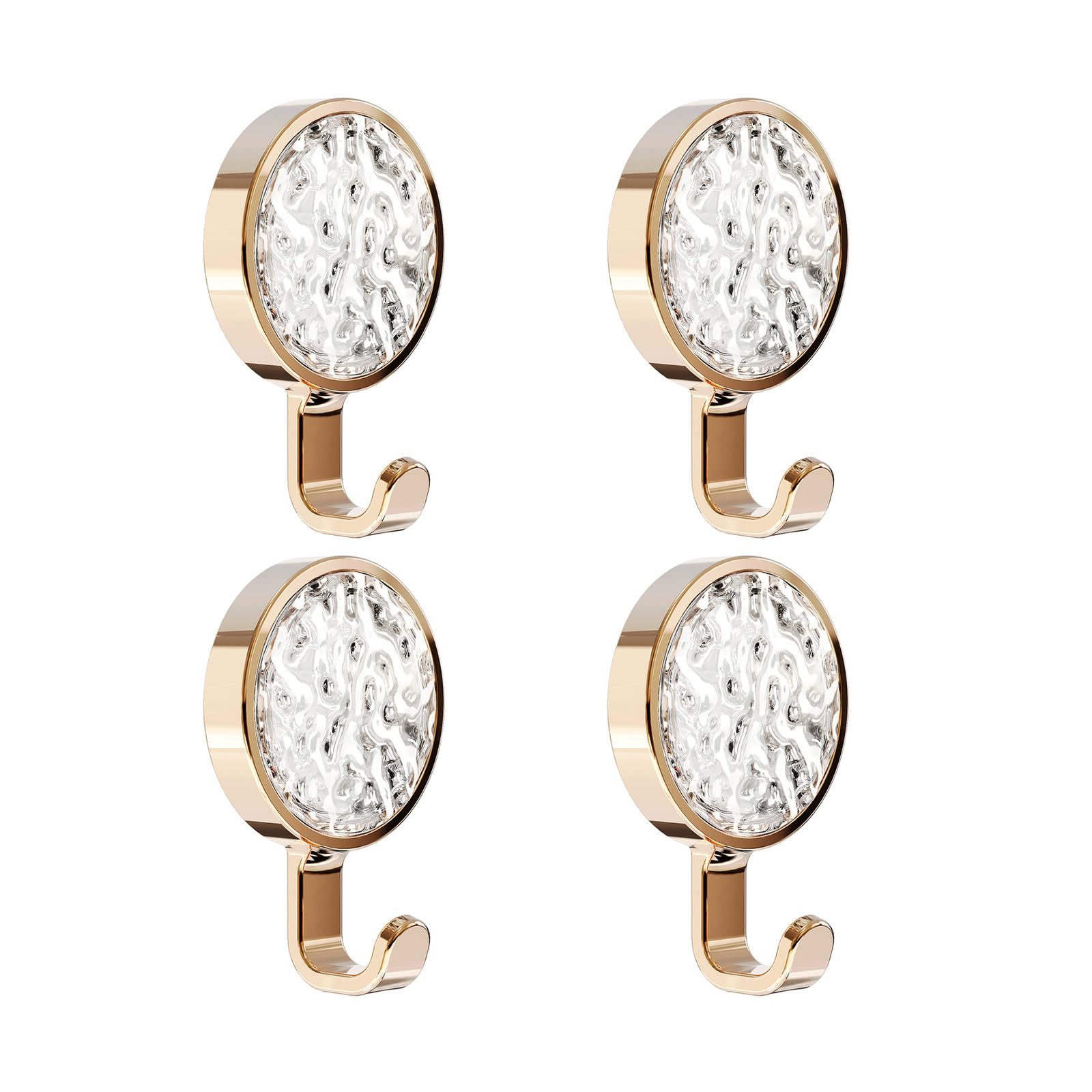 Jazuaiao 4pcs Waterproof Rustproof Bathroom Hooks with Strong Adhesion for Home Use Bathroom Storage Practical Adhesive