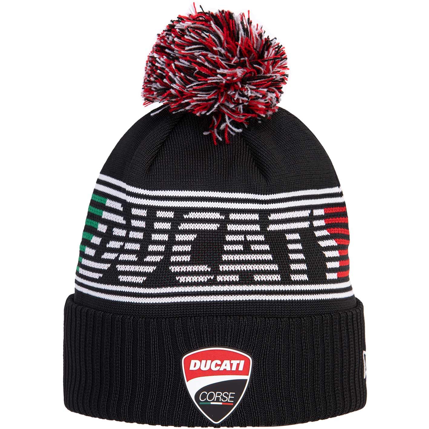 New Era Ducati Cuff Bobble Beanie Winter Hat