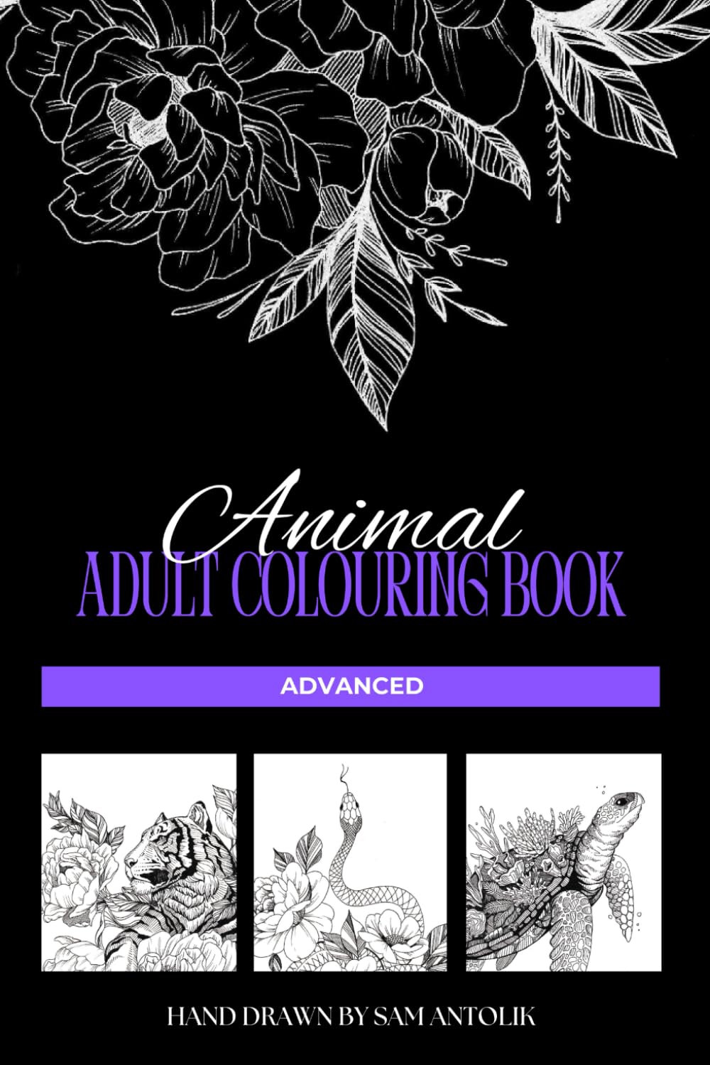 Animal Adult Colouring Book: A Beautiful Collection of Animal Illustrations to Colour-in for Relaxation and Creativity