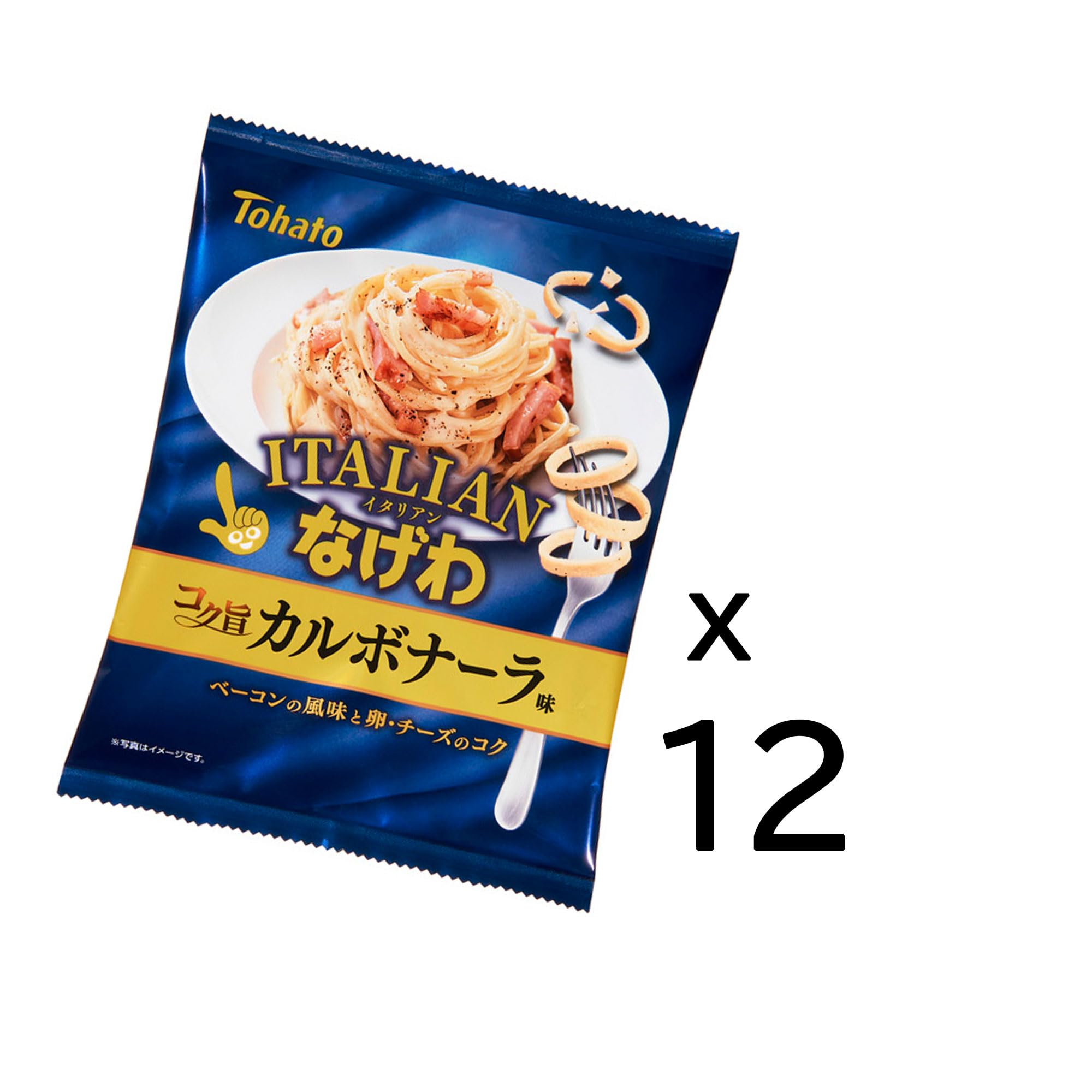 【デニム3】東ハトイタリアンなげわコク旨 カルボナーラ味スナック 2袋 Amazon.co.jp: 東ハト イタリアンなげわコク旨カルボナーラ味 50g ×12