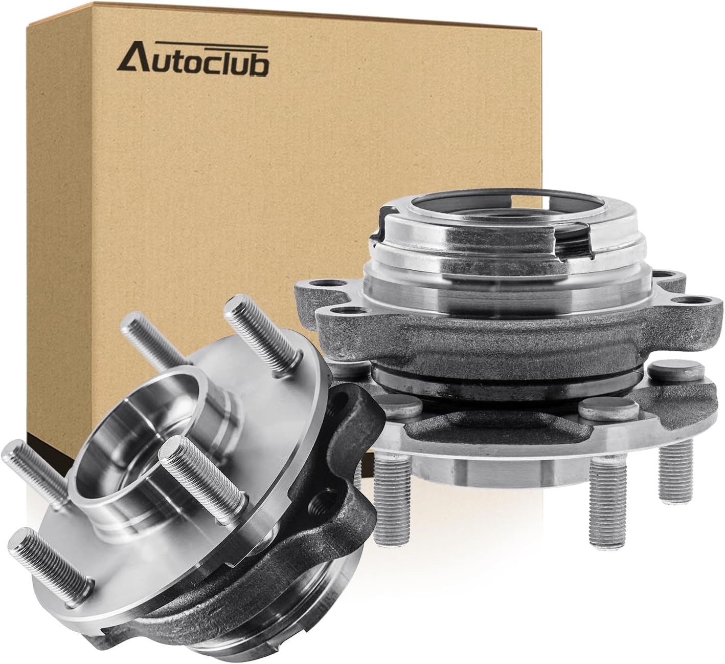 AUTOCLUB Front for Nissan Altima 2007 2008 2009 2010 2011 2012 2013 2014 2015 2016 2017 2018 Wheel Bearing Hub Assembly, for Nissan Maxima Murano Pathfinder Quest, Infiniti JX35 QX50 QX60 Replacement
