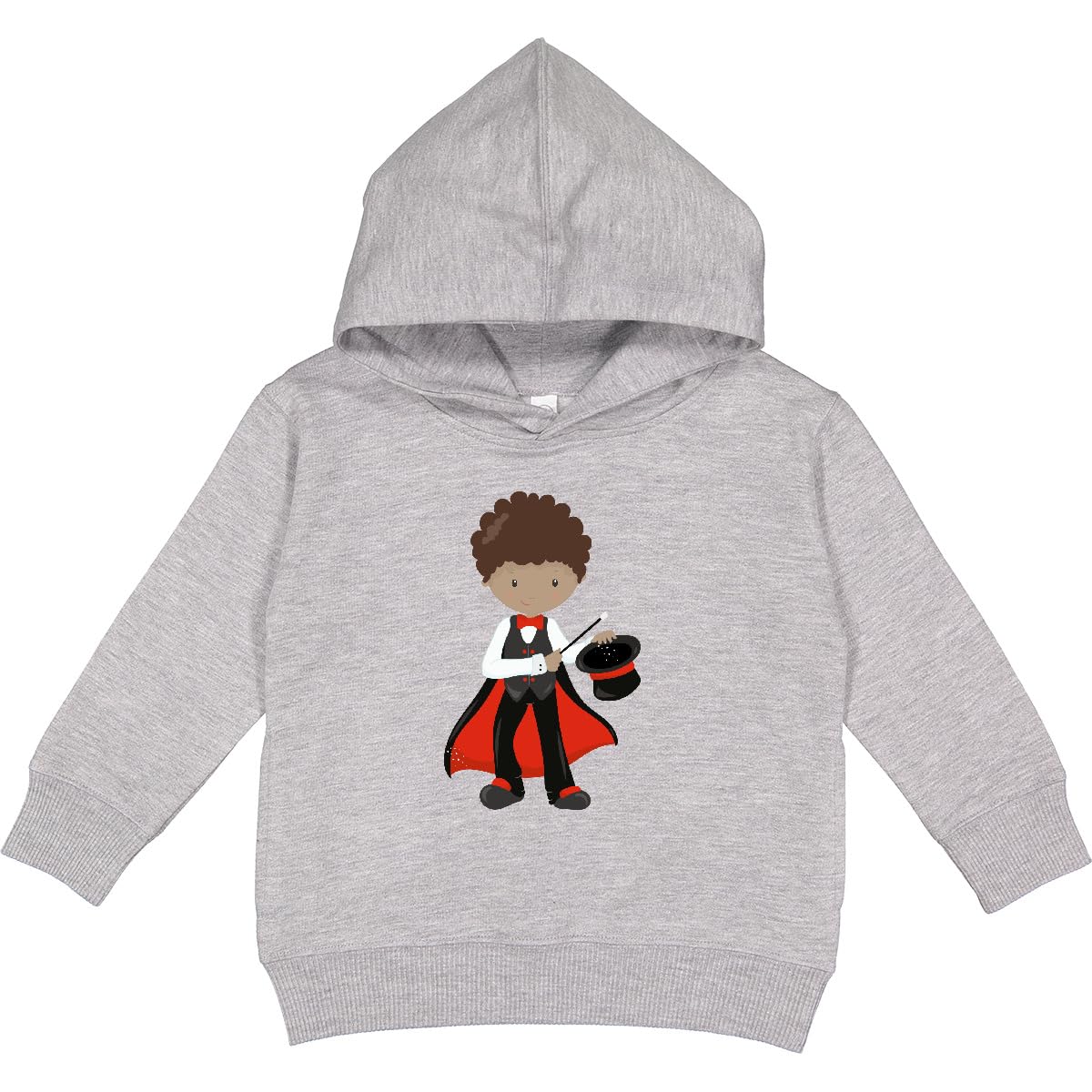 inktastic Magician Boy, African American Boy, Magic Wand Toddler Hoodie 5-6 Heather 447b1