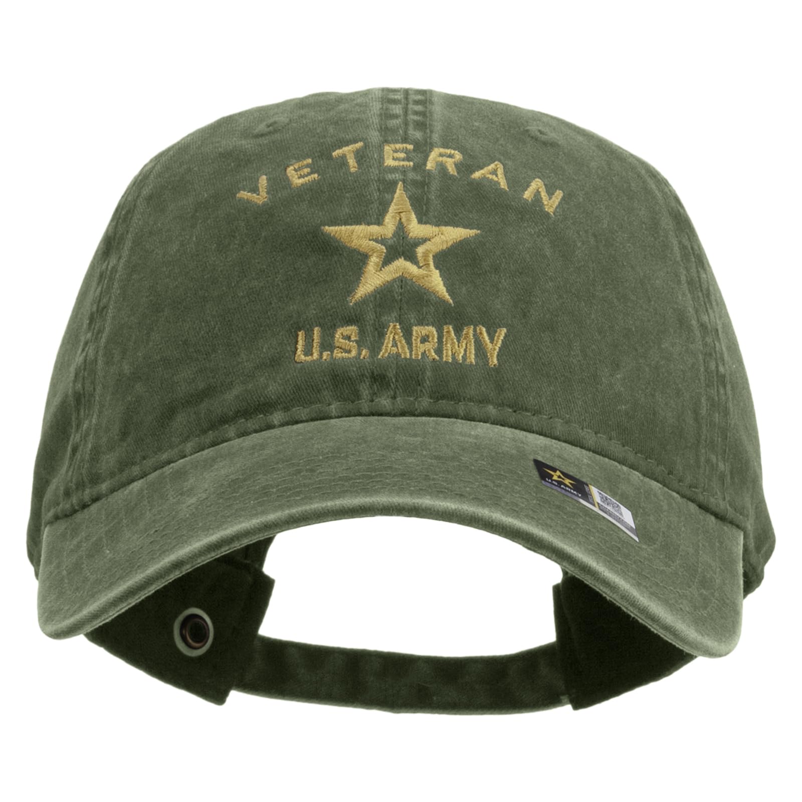 Casquette Militaire Forever 21 – Vert, Style Peintre/armée, Brodée, Taille Unique (occasion)