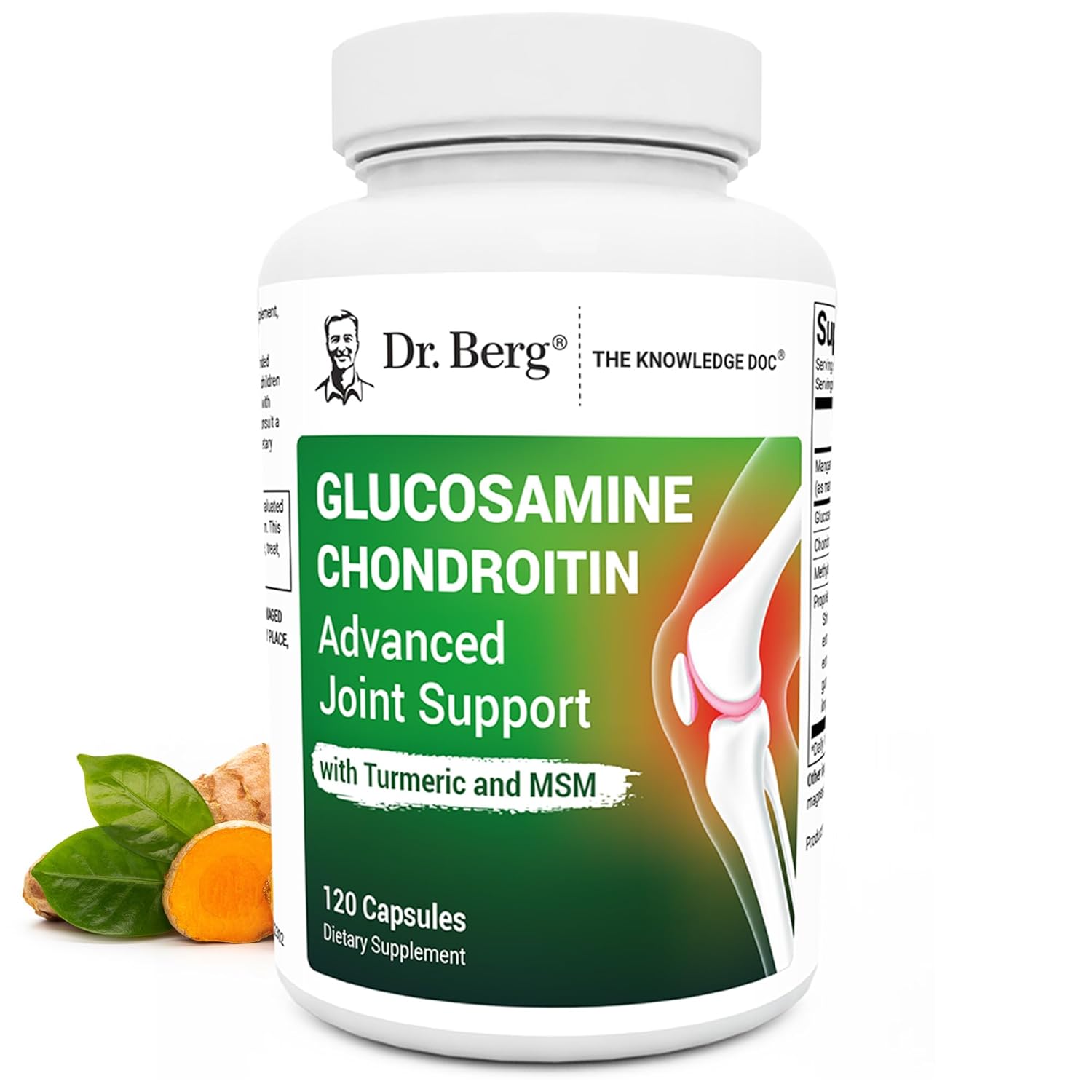 Dr. Berg Glucosamine Chondroitin MSM Turmeric & Boswellia - Advanced Joint Support Supplement with 1500 mg Glucosamine Sulfate - Includes 120 Capsules 2 Dr. Berg Glucosamine Chondroitin MSM Turmeric & Boswellia - Advanced Joint Support Supplement with 1500 mg Glucosamine Sulfate - Includes 120 Capsules