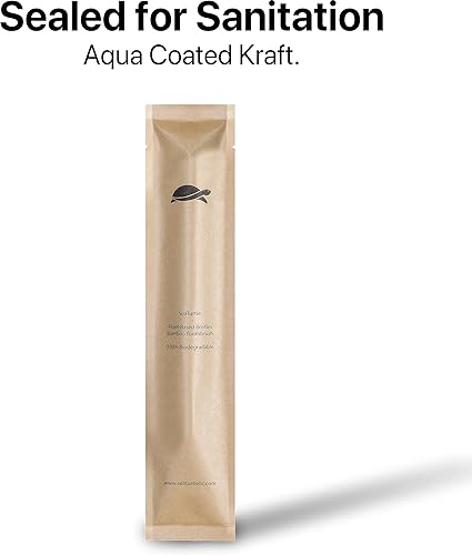 Miniatura 3 de SeaTurtle Cerdas a base de plantas, cepillos de dientes de bambú, cepillo de dientes natural suave para adultos, paquete de 4