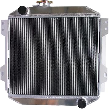 Aluminium Radiator For 1962-1965 Compatible For Ford Capri MK1 MK2 MK3 Compatible For Kent 1.3L 1.6L 2.0 Compatible For Essex/Escort 1.6L 1963 1964