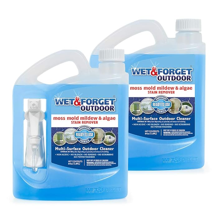 Buy Wet & Outdoor Moss, Mold, Mildew, & Algae Stain Remover
