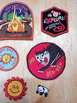 Amazon.co.jp: ワッペン 12点 ビンテージ ガールスカウト