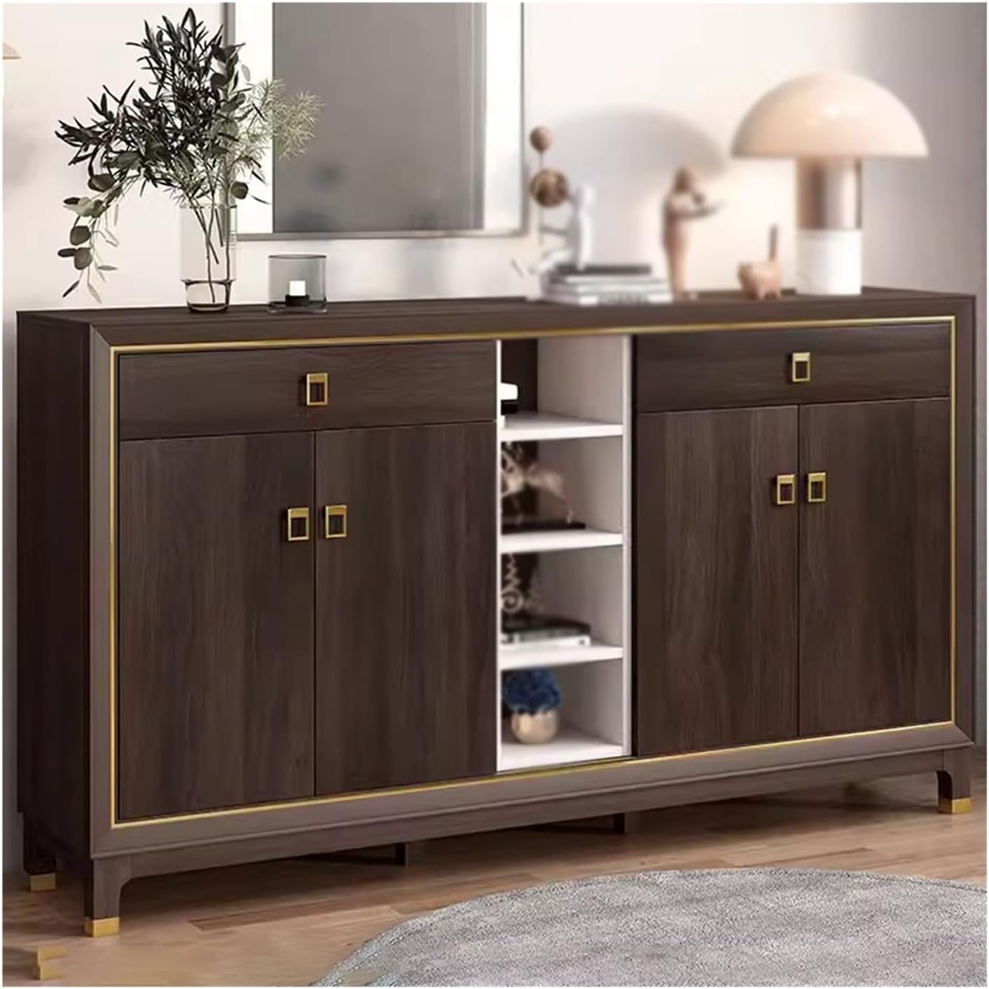 シューズオーガナイザー エントリーシューズキャビネット、玄関キャビネット、ホームストレージキャビネット、廊下外部収納キャビネット、バ