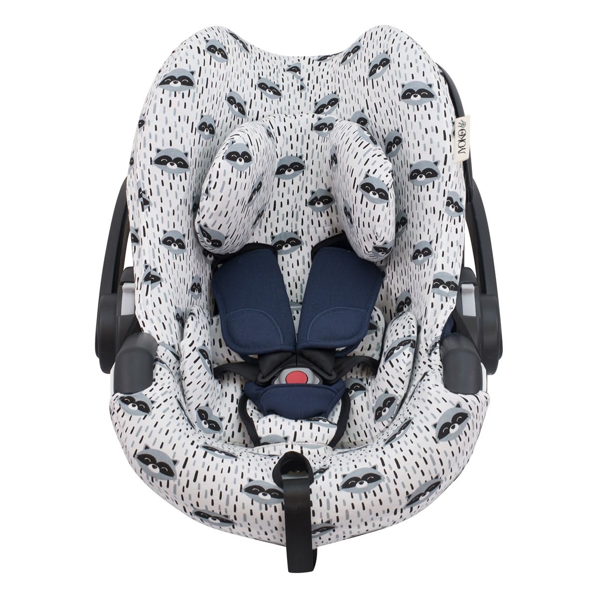 JYOKO KIDS Funda Compatible con Besafe Modular grupo 0 (Raccoon)