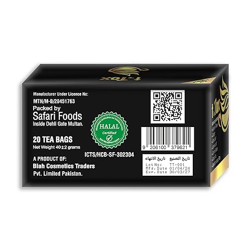 Miniatura 8 de Biah T-Tox - Bolsas de té verde orgánico de limón y jengibre, 20 bolsas, naturalmente sin cafeína, bolsas de té de hierba de limón con hoja de té