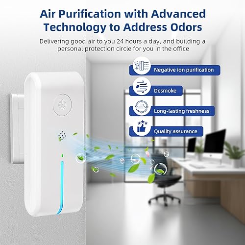 Miniatura 3 de Ionizadores de aire enchufables  ionizador de aire para el hogar, purificador de aire enchufable con luz nocturna negativa sin filtro portátil