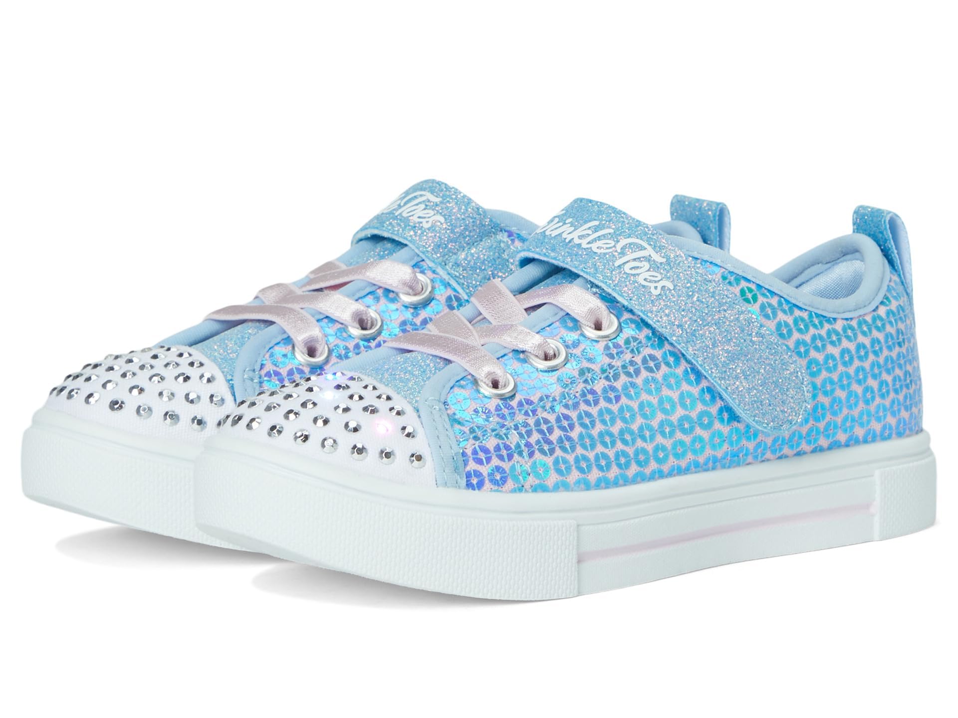 Skechers Girls Twinkle Toes: Twinkle Sparks Sequin Party Slip-on Sneakers