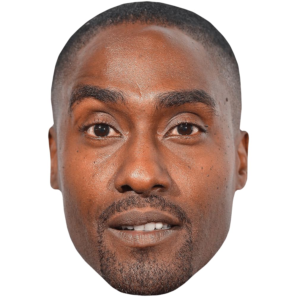 Celebrity Cutouts Lifelike Simon Webbe (Stubble) Celebrity Mask, Flat Card Face, Fancy Dress Mask