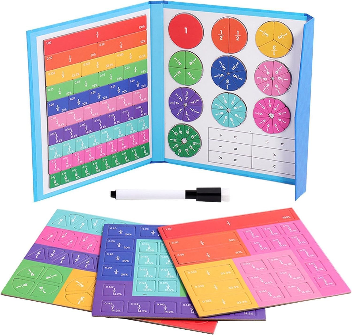 Magnetic Score – Magnetisches Bruchrechnen-Spiel Für Kinder Zum Einfachen Lernen