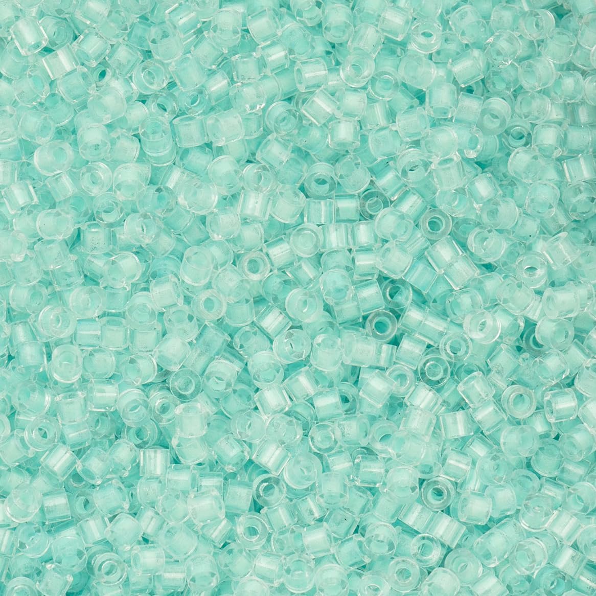 John Bead 25g Cylin Beads Turquoise Glow in Dark 11/0 Glass Cylindrical Seed Beads for Jewelry Bracelets Necklaces Earrings Making Embroidery