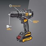 Cat® DX11 18V 1/2-inch Cordless Drill/Driver with Brushless Motor and 2 Batteries