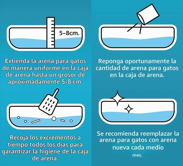 Foto 6 de 6 de BPS Arena Aglomerante para Gatos Arena de Tofu para Gatos sin Polvo Fácil de Aglomerar Controla los Olores se…