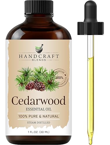 Handcraft Blends Cedarwood Essential Oil – 1 Fl Oz –