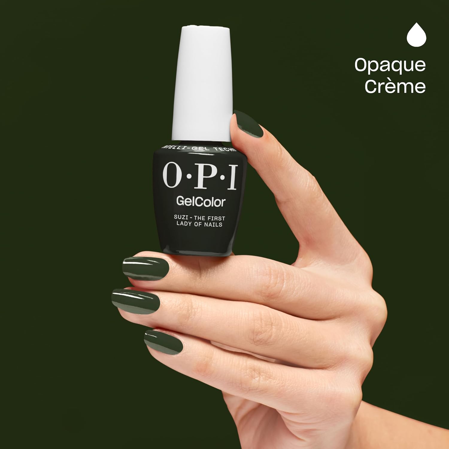 OPI GelColor LED Cure Gel Nail Polish | Blue & Green Shades | Salon-Quality Shine, Long-Lasting Wear | Easily Soak Off Removal | Vegan & HEMA Free | 0.5 Fl Oz