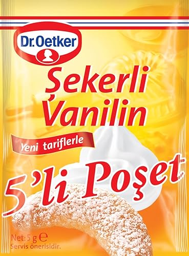 Dr. Oetker Azúcar de vainillina (paquete de 10) fabricado en Turquía