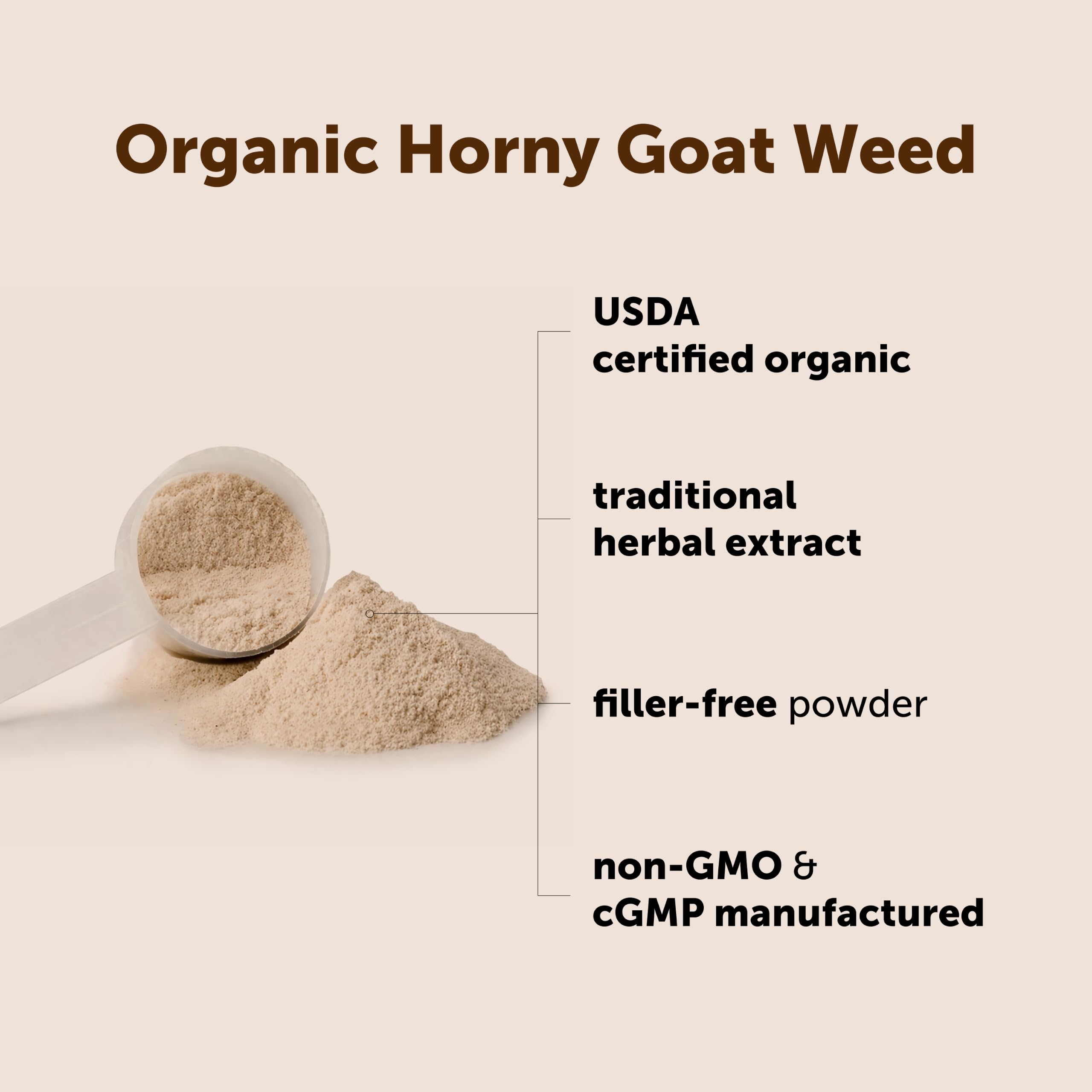 Micro Ingredients Organic Horny Goat Weed Powder for Men and Women, 100 g — Amazon image 3