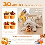 KILIN Jouets d'enrichissement de chien pour le traitement congelé Jouet de distribution de chien, Jouets de chien indestructibles & Jouets interactifs pour chiens pour chiens petits/médiums, ennui de la réductibilité & Renforcer la stimulation mentale (Nylon)