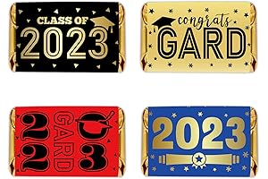 FLYAB Graduation Candy Bar Wrapper Stickers 2023