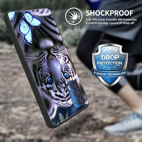 Miniatura 6 de RAUEDWDJS Funda de TPU suave para Motorola Moto Edge 2021Motorola Edge 5G UW, funda delgada para Moto Edge 2021, antiarañazos antideslizante,