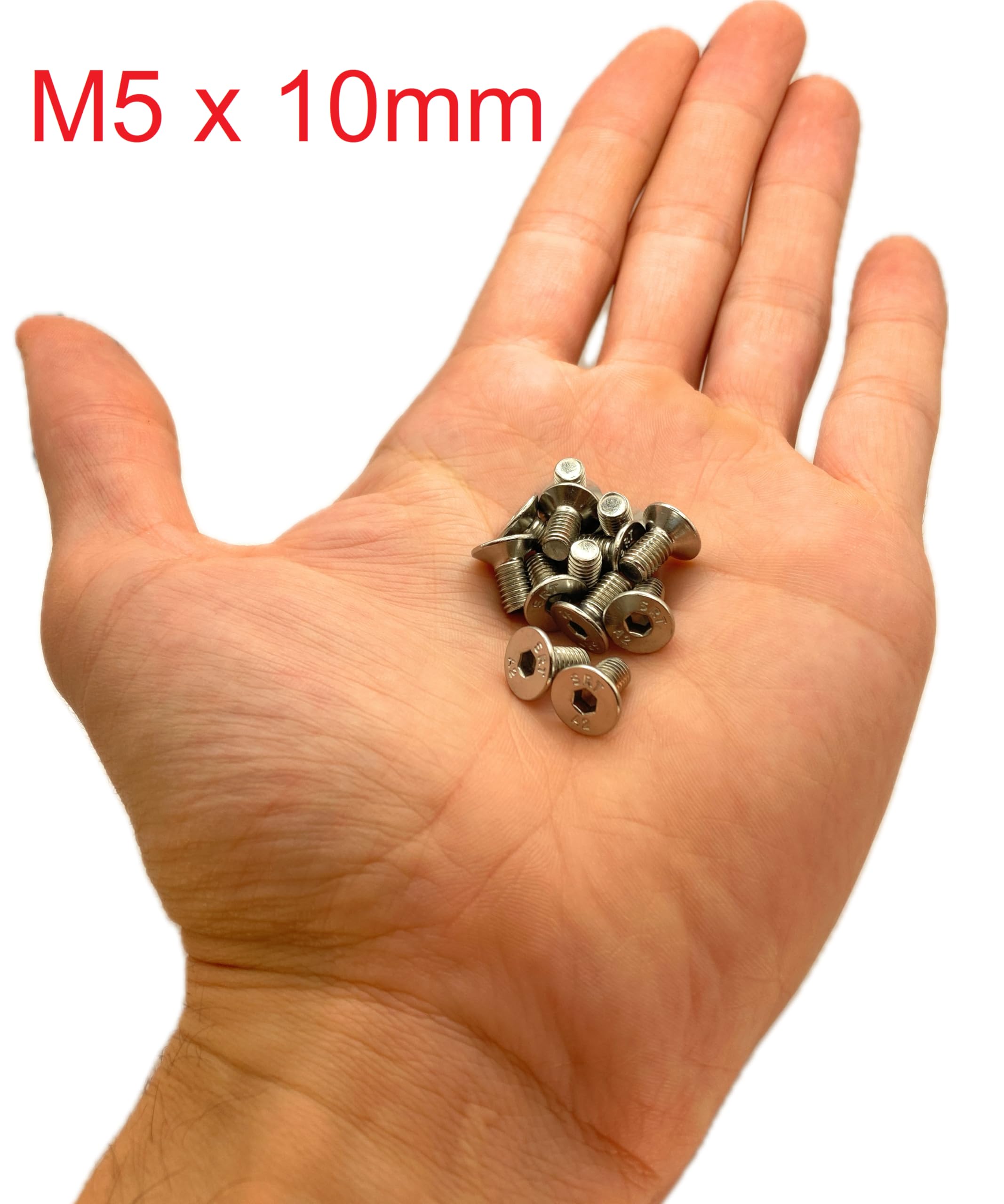 Screws M5 x 10 mm, countersunk head, BTR made of A2 stainless steel - Image 2