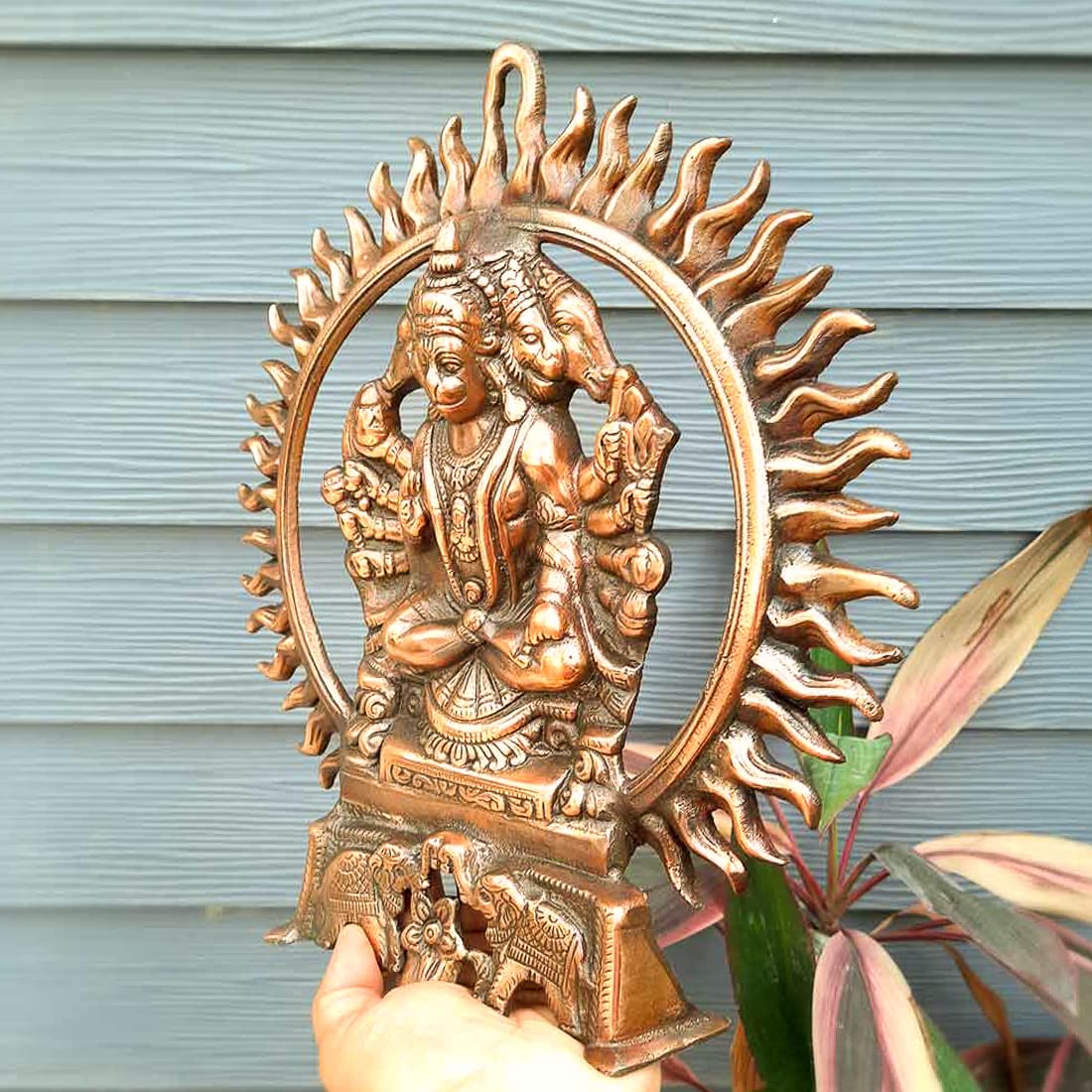 Panchmukhi Hanuman Wall Hanging - Religious Decor -5