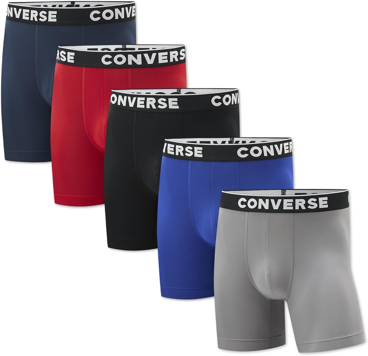 Converse Men's 5-Pack Boxer Brief
