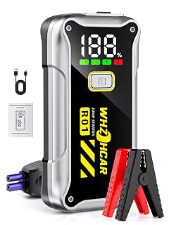 Car Jump Starter 12V 4000A Car Battery Jump Starter 9 0 Gas 7 5L Diesel Fast Charging Portable