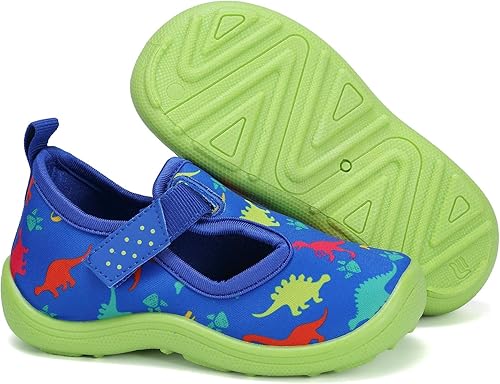 Miniatura 7 de FANTURE Zapatos de agua para niños y niñas, lindas sandalias acuáticas, playa, piscina, parque acuático, tenis acuáticos, para niños pequeños y