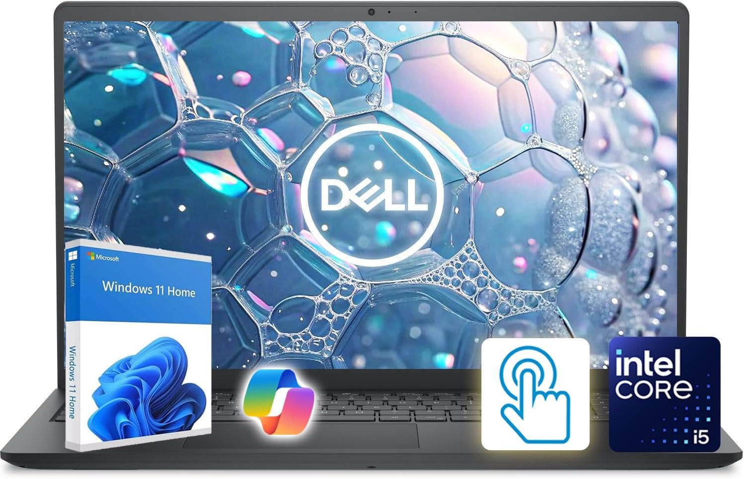Dell Inspiron 15.6" FHD Touchscreen Laptop | 13th Gen Intel Core i5 | 20GB DDR4 RAM | 1TB Storage (512GB PCIe SSD + 500GB External) | AI-Enhanced Windows 11 | WI-FI 6 | Long Battery Life for Business