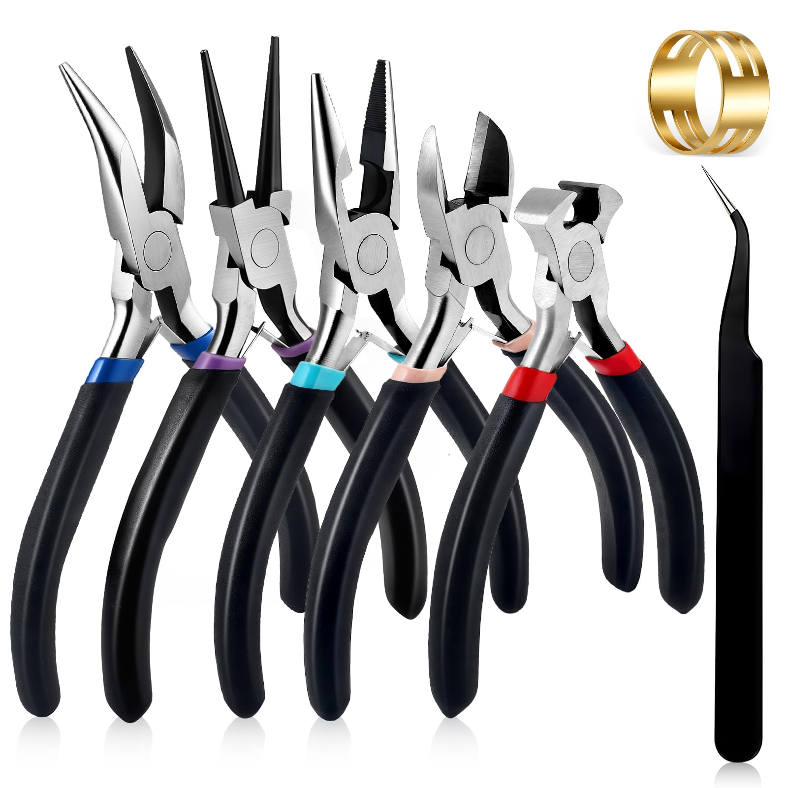 Pince coupante pour bijoux et pinces à perles : lot URSKYTOUS pour fournitures