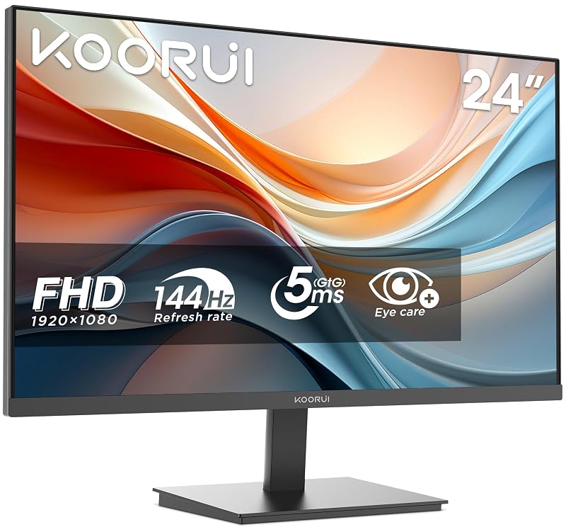 KOORUI E2412K 24″ VA FHD 144Hz — per chi passa al gaming senza svuotare il portafogli