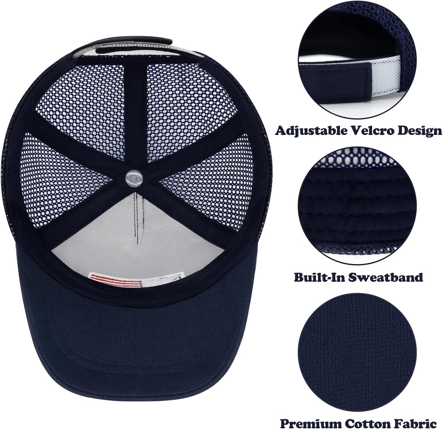 Sarfel Toddler Baseball Hat Baby Baseball Cap Infant Hats Toddler American Flag Hat Kids 4th of July Hats USA - Image 4