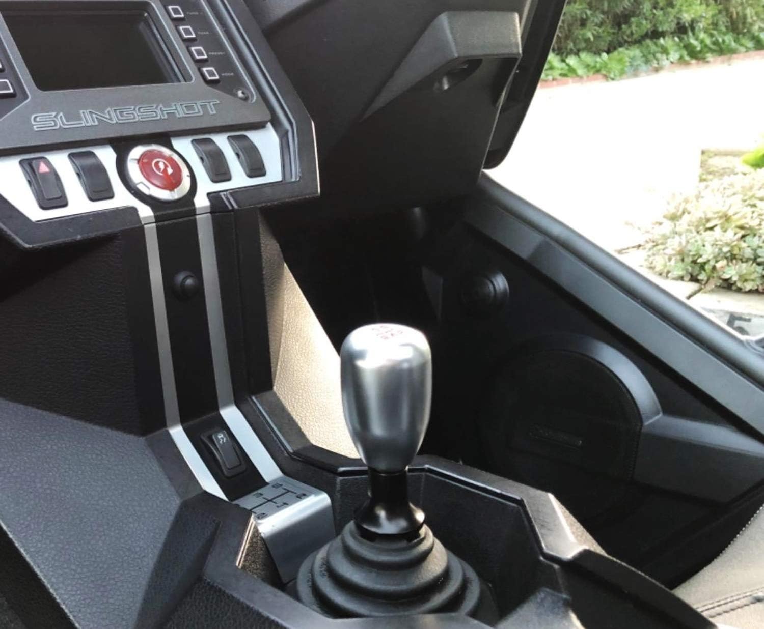 iJDMTOY Silver Chrome 5-Speed Manual Shift Knob Compatible with Honda Acura Mazda Mitsubishi Nissan Subaru, etc