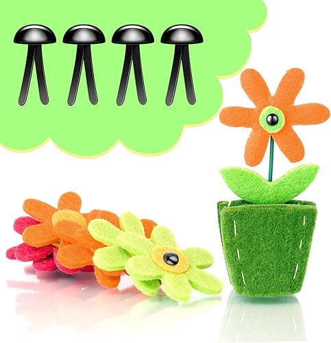 Miniatura 4 de Hotop 500 piezas de chinches de latón para manualidades de papel, sujetadores redondos de metal para arte, manualidades, proyectos escolares,