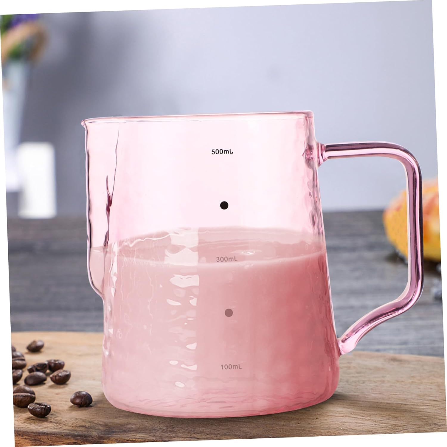 1pc Glass Coffee Pot Beak Spout Ergonomic Milk Jug for Coffee and Milk for Afternoon Tea Parties and Gatherings Portable Server