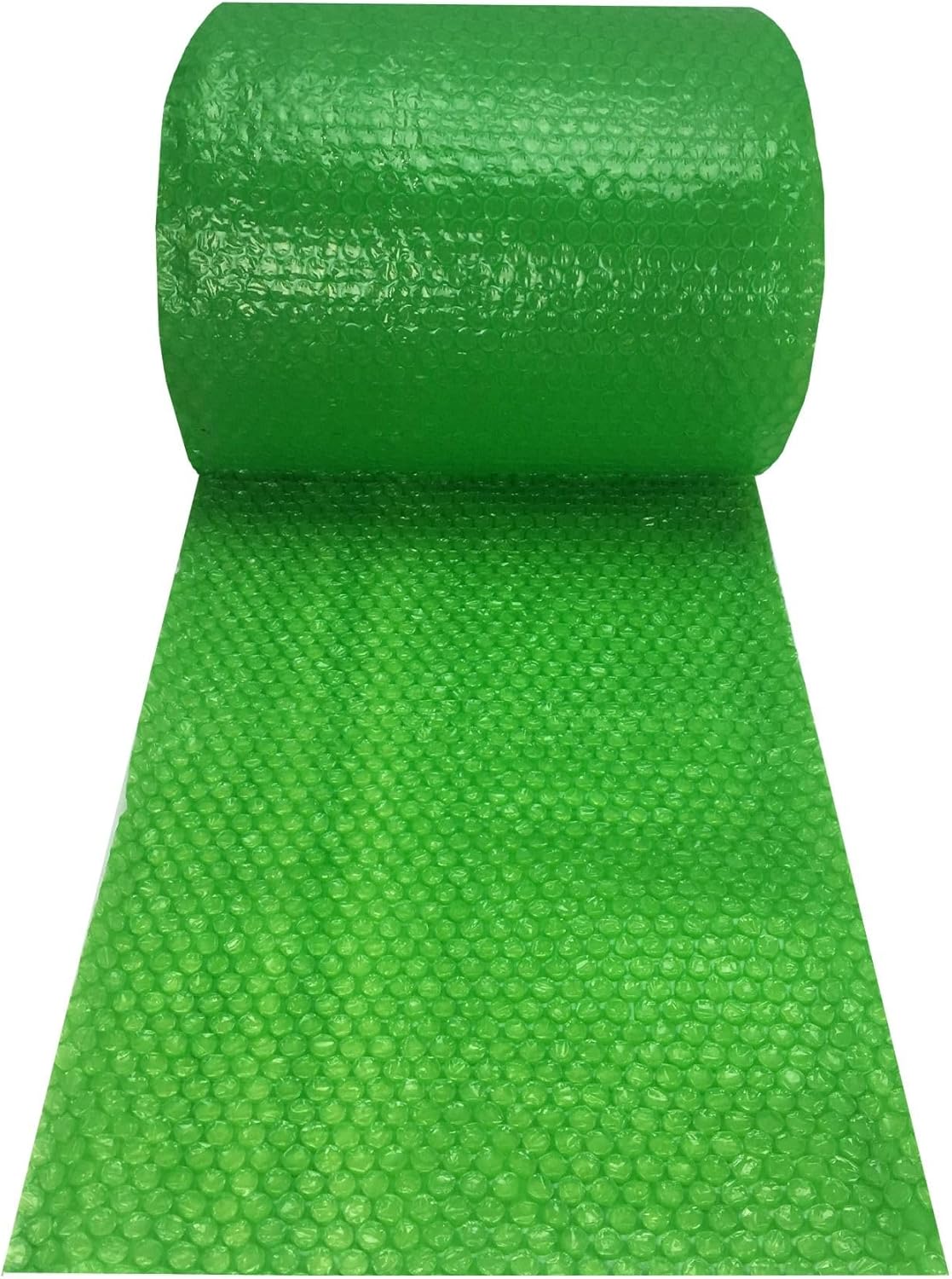 uBoxes Small Bubble Green Wrap 12" x 180' Perforated Every 12"
