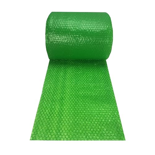 uBoxes Small Bubble Green Wrap 12" x 180' Perforated Every 12"