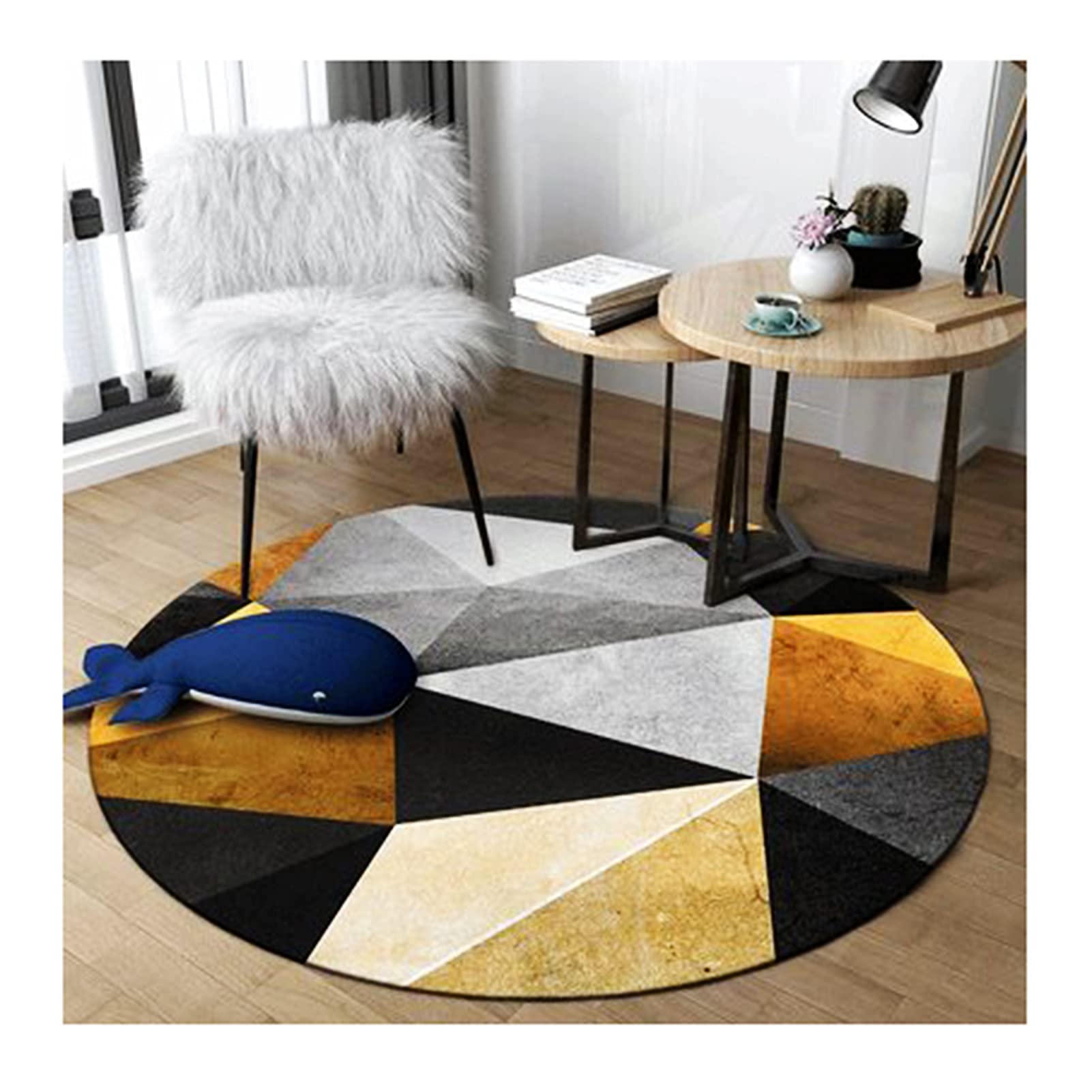 Tapis de cercle doux pour le yoga et le coin lecture des enfants dans la chambre