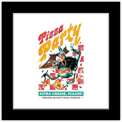 Trends International Gallery Pops Nickelodeon Teenage Mutant Ninja Turtles Mutant Mayhem - Póster de pared de queso extra, 12 x 12 pulgadas, versión