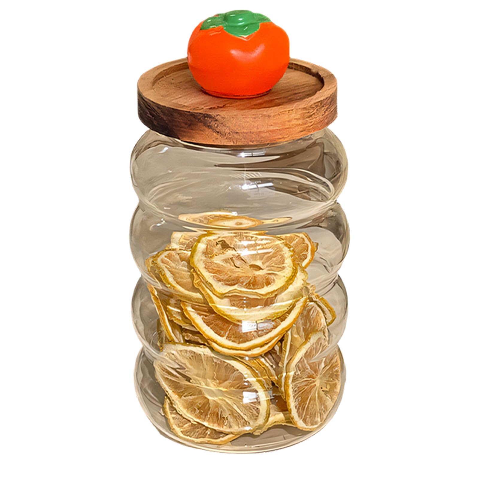 Jazuaiao Sturdy Glass Jar for Organizing Seasoning Coffee and Dry Goods Food Storage Glass Container