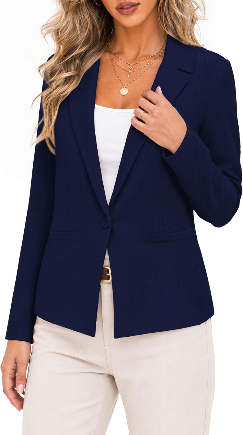 Sweater Blazer for Women Business Casual Knit Suit Jackets