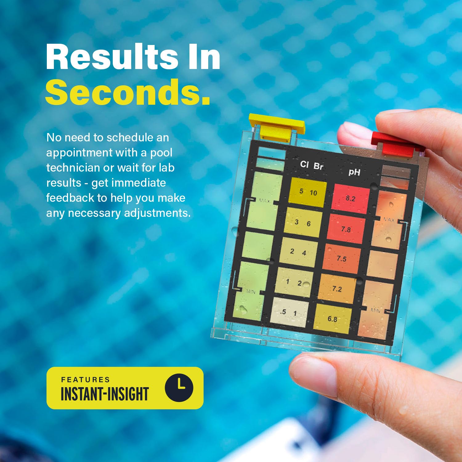 Lupo 3-in-1 Pool Test Kit | Pool Testing Kit for Residential Swimming Pools & Spas for Testing Total Chlorine, Total Bromine & pH | Pool Chemical Test for Quick & Accurate At-Home Pool Water Testing