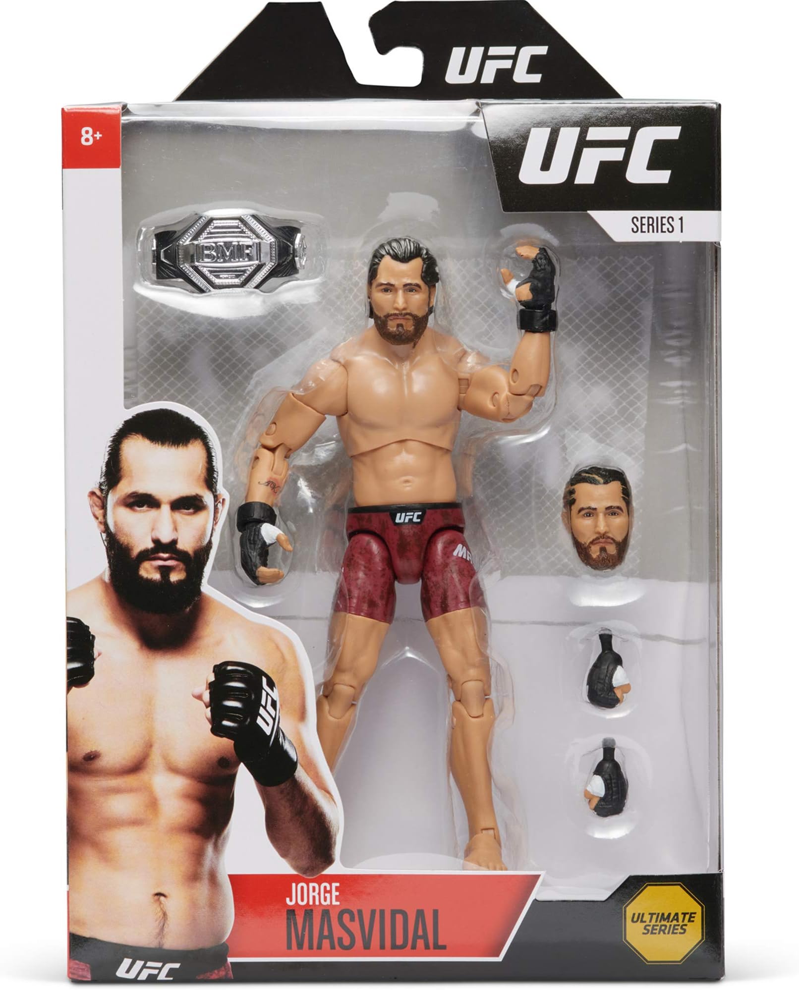 UFC Ultimate Series Jorge Masvidal Action Figure - 6.5 Inch Collectible